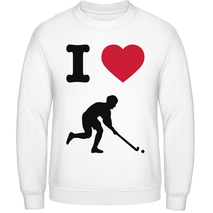 I Heart Field Hockey Logo Sweatshirt contain pic