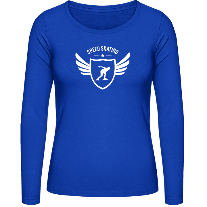 Speed Skating Winged Women long Sleeve Shirt contain pic