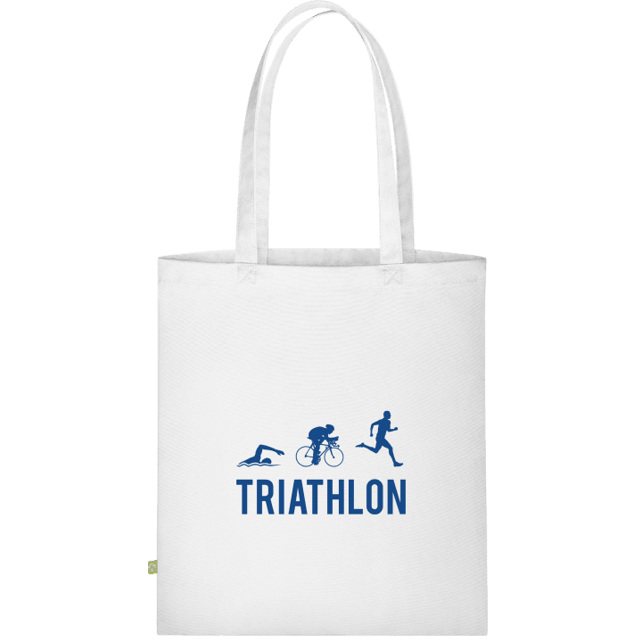 Triathlon Silhouette Väska av tyg contain pic