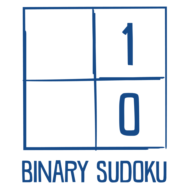 Binary Sudoku Felpa con cappuccio da donna 0 image