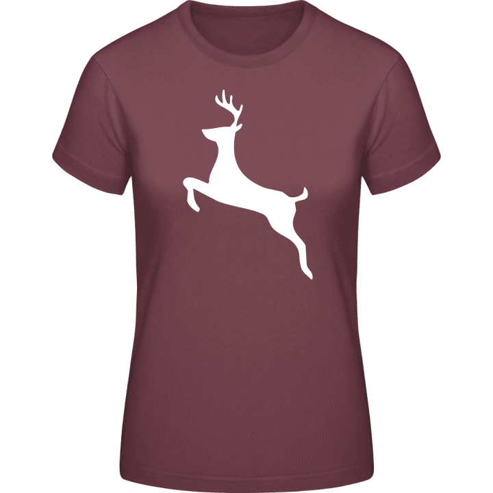 Deer Jumping T-shirt til kvinder 0 image
