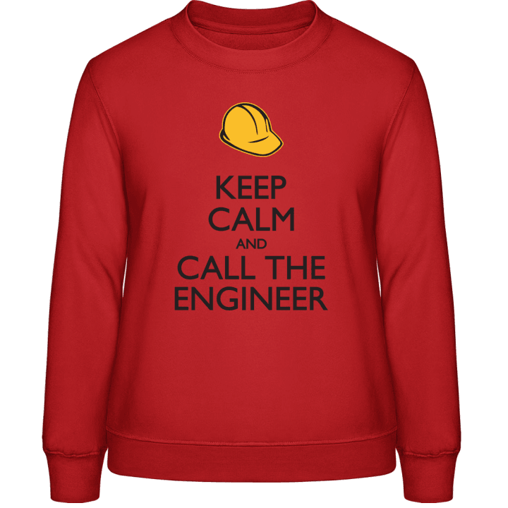 Keep Calm and Call the Engineer Sweat-shirt pour femme contain pic