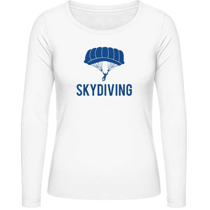 Skydiving Camisa de manga larga para mujer contain pic