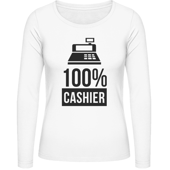Cashier Design Vrouwen Lange Mouw Shirt contain pic