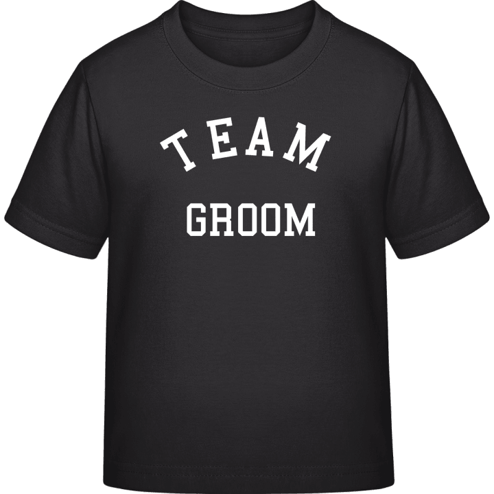 Team Groom T-skjorte for barn contain pic