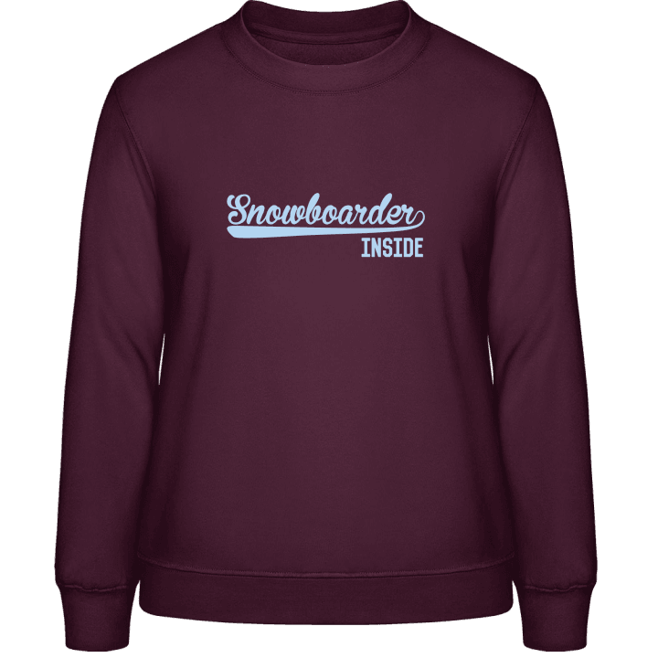 Snowboarder Inside Sweat-shirt pour femme contain pic