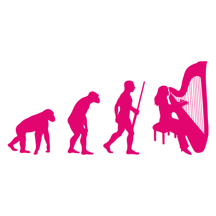 Harpist Woman Evolution Forklæde til madlavning 0 image
