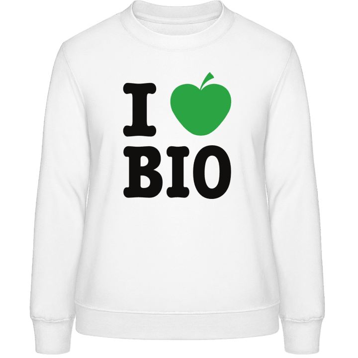 I Love Bio Sweatshirt för kvinnor contain pic