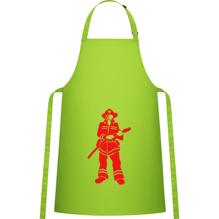Firefighter positive Kitchen Apron contain pic
