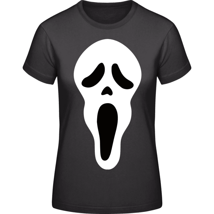 Halloween Scary Mask T-shirt för kvinnor contain pic