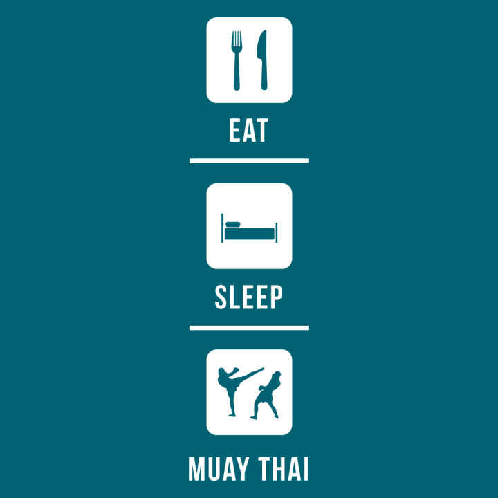Eat Sleep Muay Thai Hettegenser for kvinner 0 image