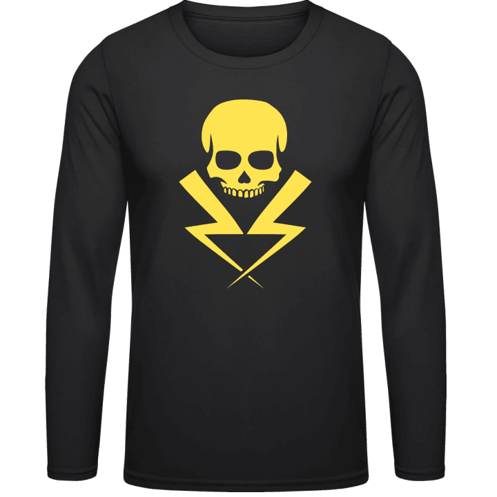 Electricity Skull Long Sleeve Shirt 0 image