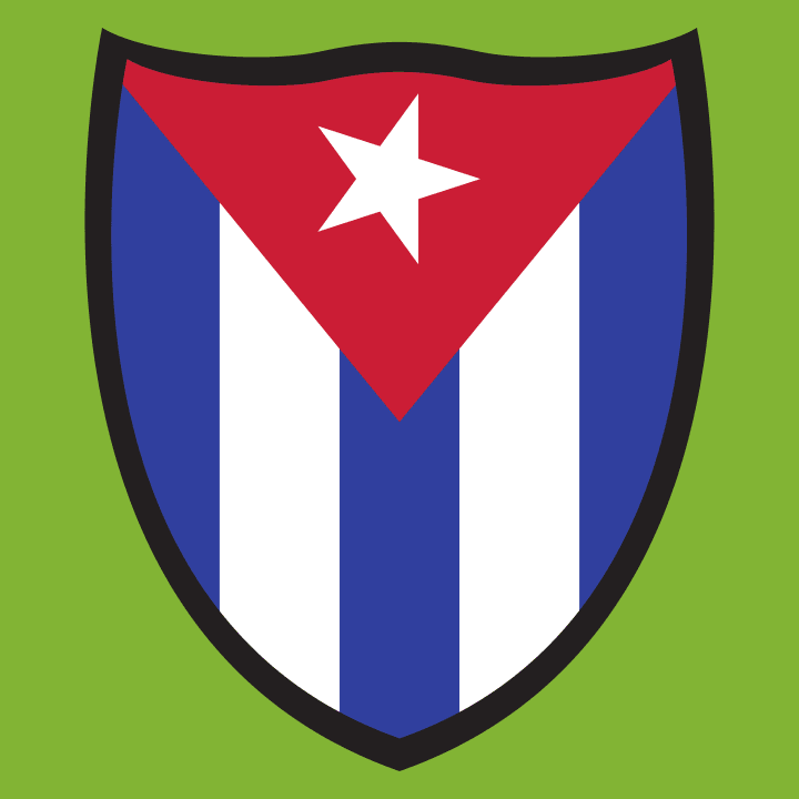 Cuba Flag Shield Frauen Langarmshirt 0 image