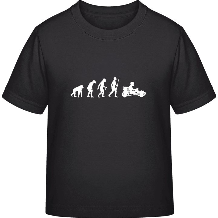 Go Kart Evolution T-skjorte for barn contain pic