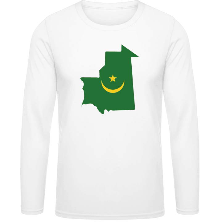 Mauritania Map Camicia a maniche lunghe contain pic