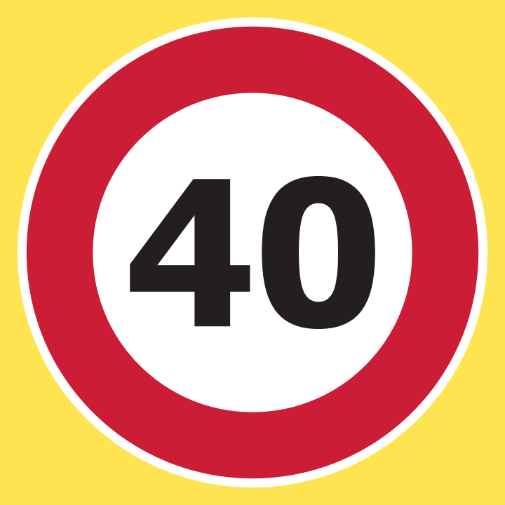 40 Speed Limit Hættetrøje 0 image