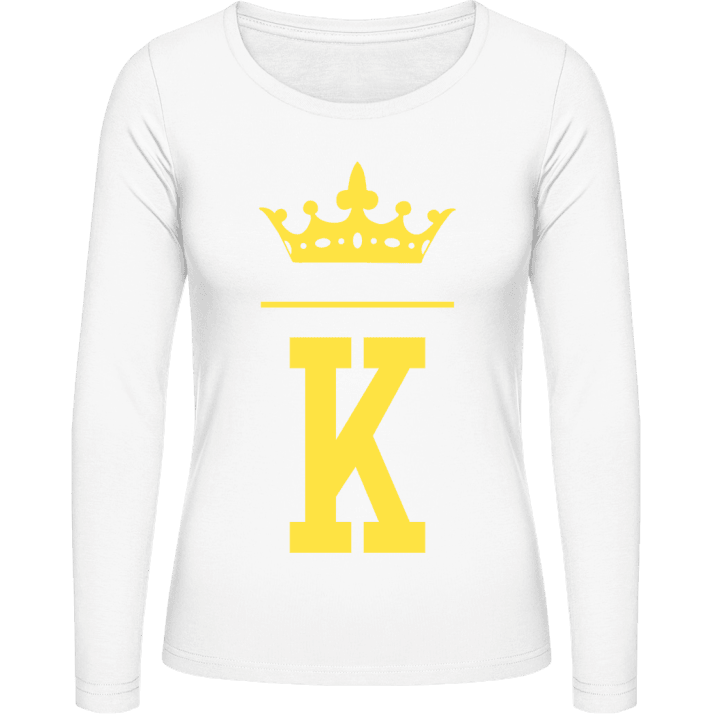 K Name Initial Frauen Langarmshirt 0 image