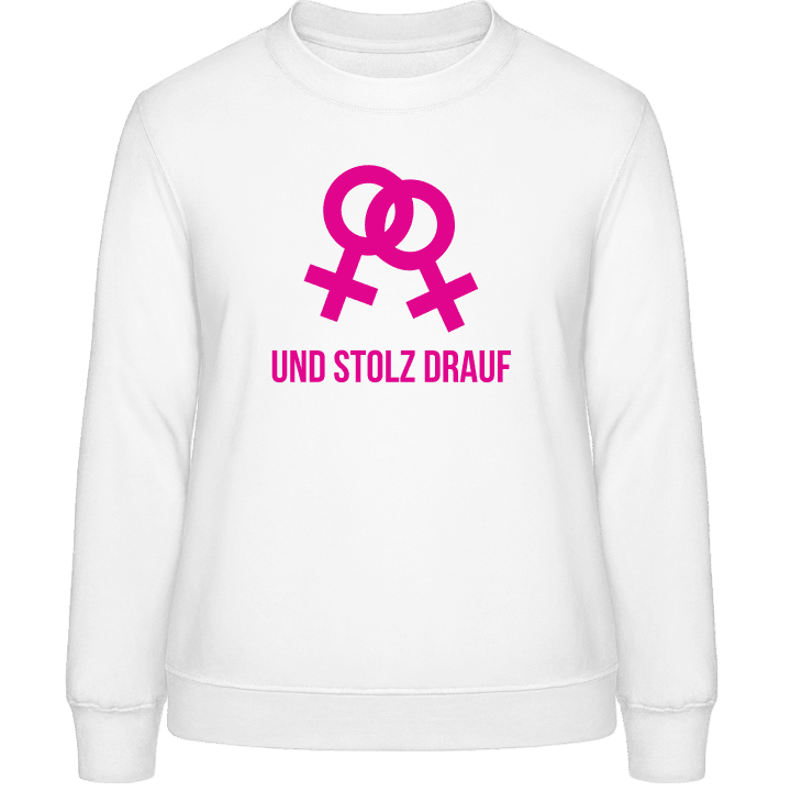 Lesbisch und stolz drauf Sweat-shirt pour femme contain pic