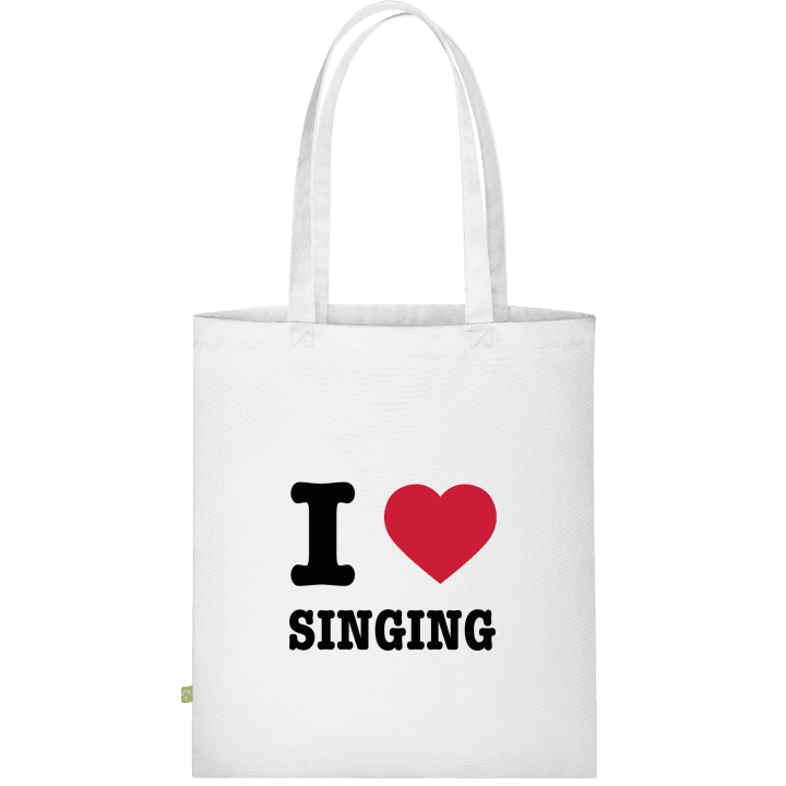 I Love Singing Väska av tyg contain pic