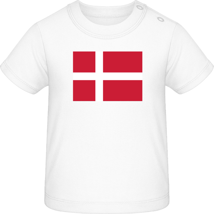 Denmark Flag Classic T-shirt för bebisar contain pic
