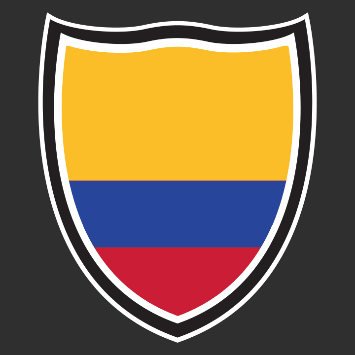 Colombia Flag Shield Naisten pitkähihainen paita 0 image