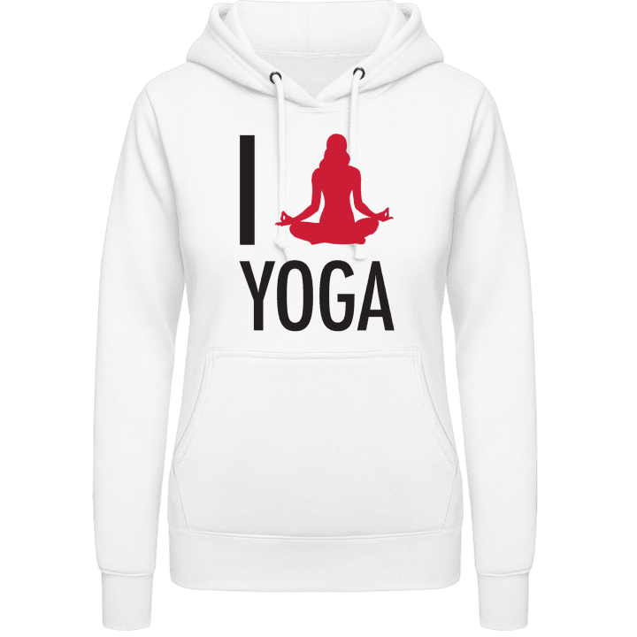 I Heart Yoga Vrouwen Hoodie contain pic