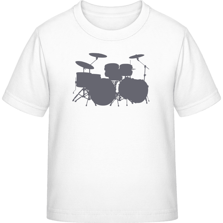 Drums Silhouette T-shirt för barn contain pic