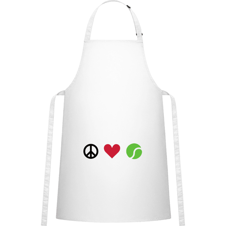 Peace Love Tennis Förkläde för matlagning contain pic