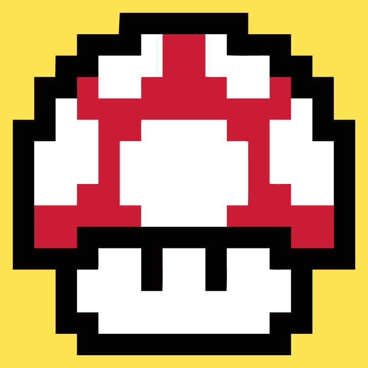 Pixel Mushroom T-skjorte 0 image