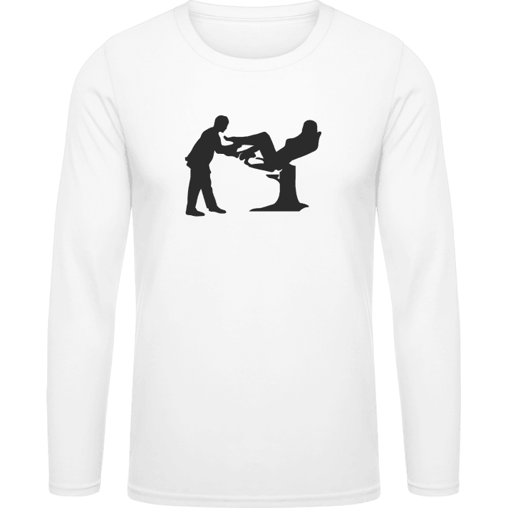Gynecologist Silhouette Long Sleeve Shirt contain pic