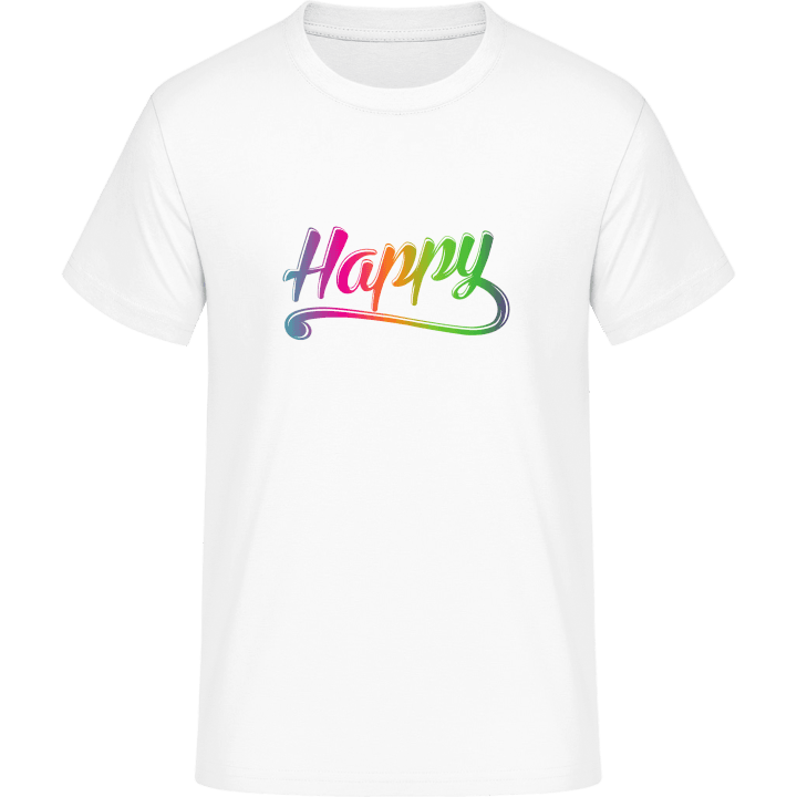 Happy Logo T-skjorte contain pic
