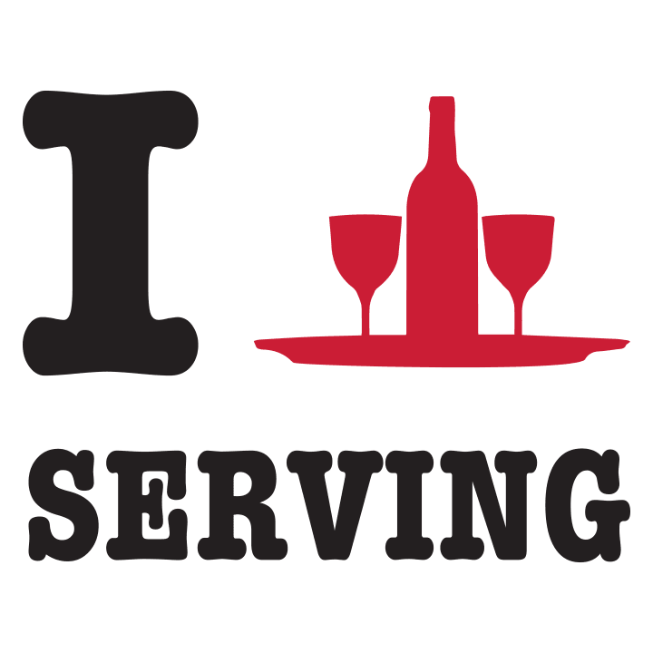 I Love Serving Frauen T-Shirt 0 image