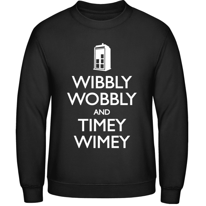 Wibbly Wobbly and Timey Wimey Sweatshirt 0 image