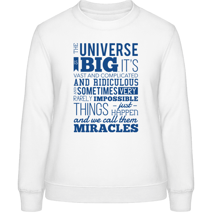 Miracles Sweatshirt för kvinnor 0 image