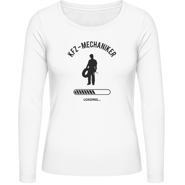 KFZ Mechaniker Loading Langermet skjorte for kvinner contain pic