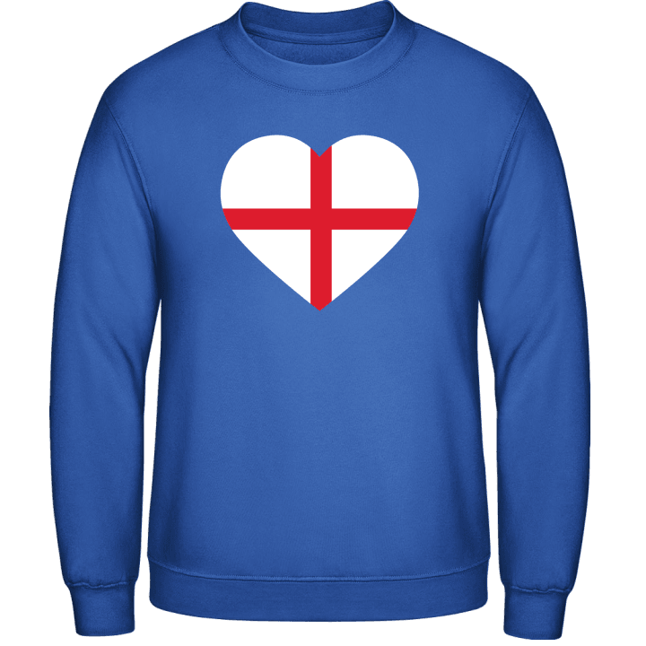 England Heart Flag Felpa contain pic