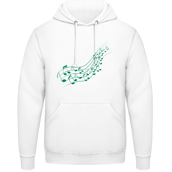 Music Notes Illustration Hoodie contain pic