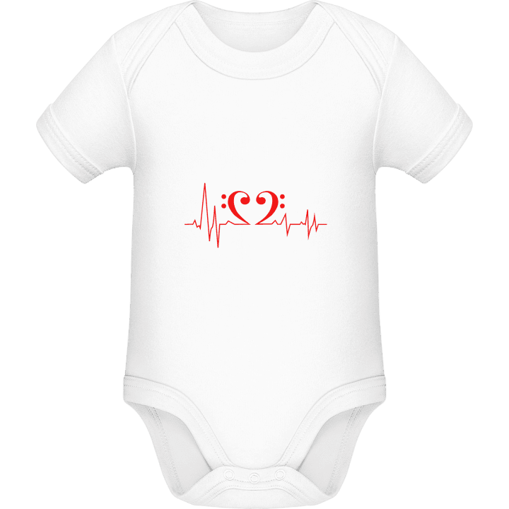 Bass Heart Frequence Baby Strampler 0 image