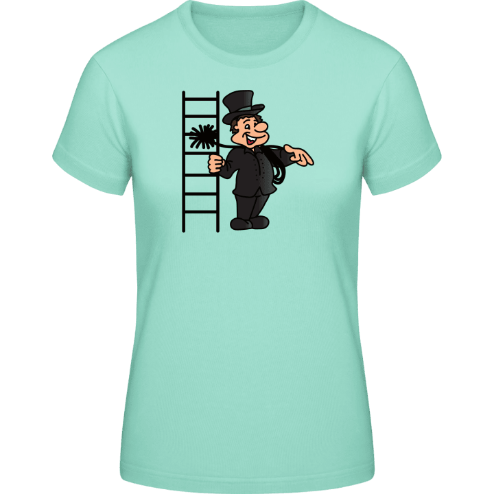 Happy Chimney Sweeper Frauen T-Shirt contain pic