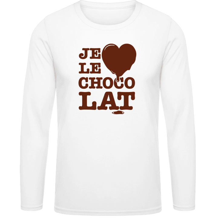 J'aime le chocolat Långärmad skjorta contain pic