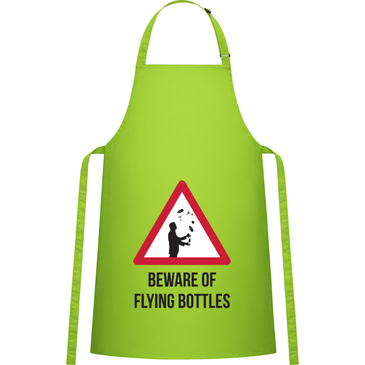 Beware Of Flying Bottles Kitchen Apron contain pic