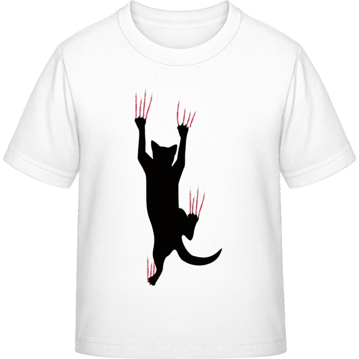 Cat Climbing Kids T-shirt 0 image