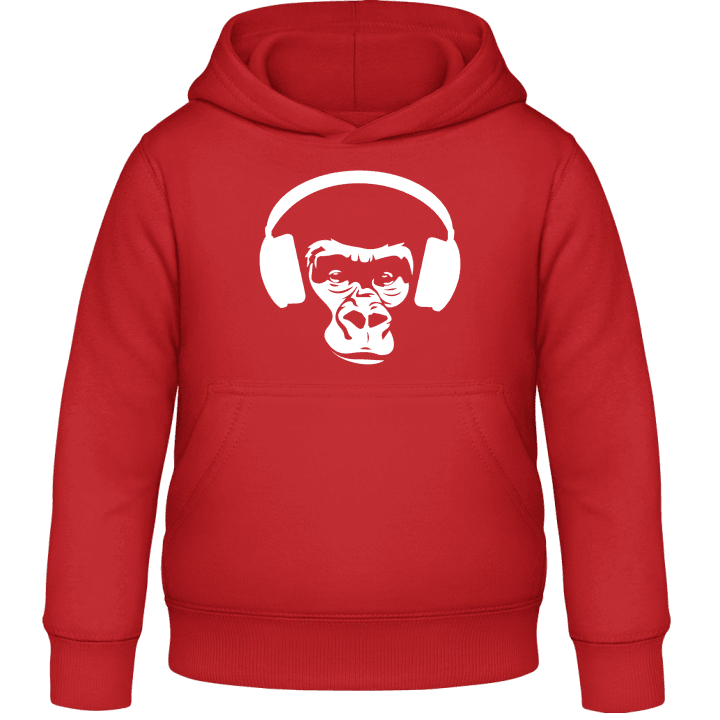 Ape With Headphones Kids Hoodie contain pic