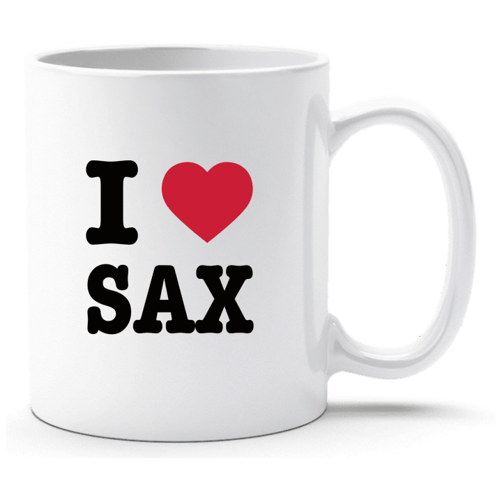 I Love Sax Tasse contain pic