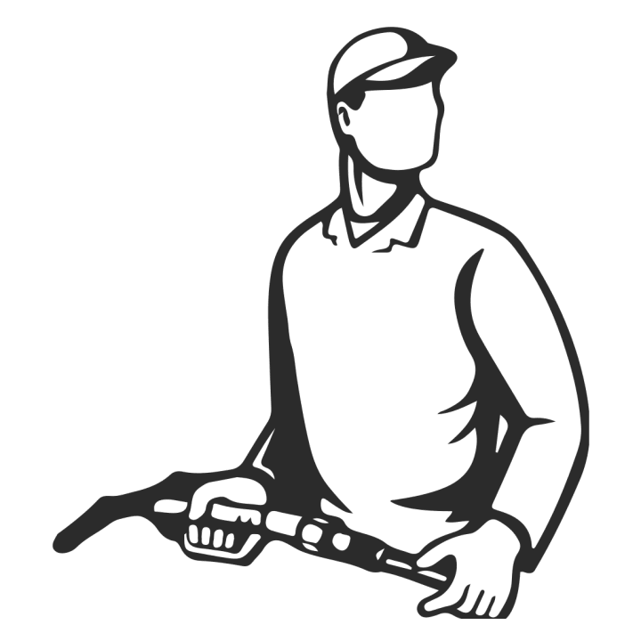 Gas Station Attendant Icon Design Long Sleeve Shirt 0 image