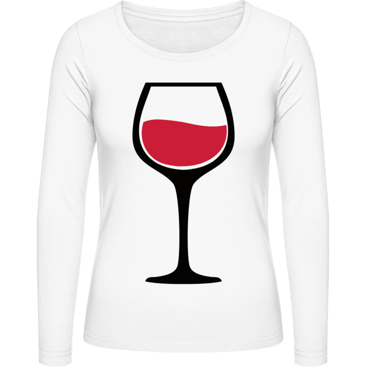 Rotwein Frauen Langarmshirt contain pic