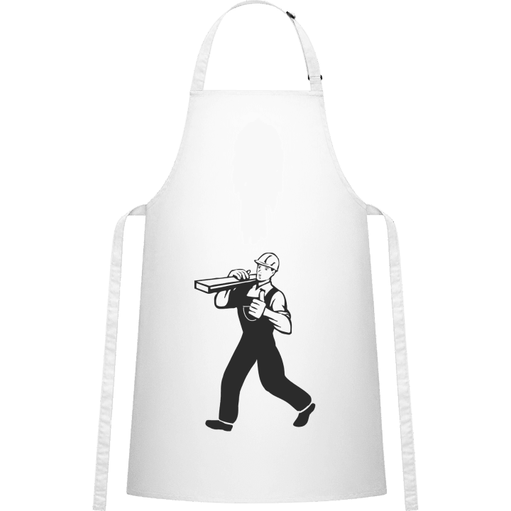 Construction Worker Silhouette Kitchen Apron contain pic