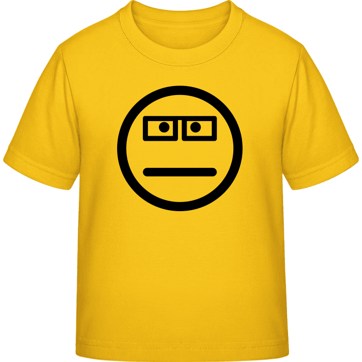 Nerd Smiley T-shirt för barn contain pic