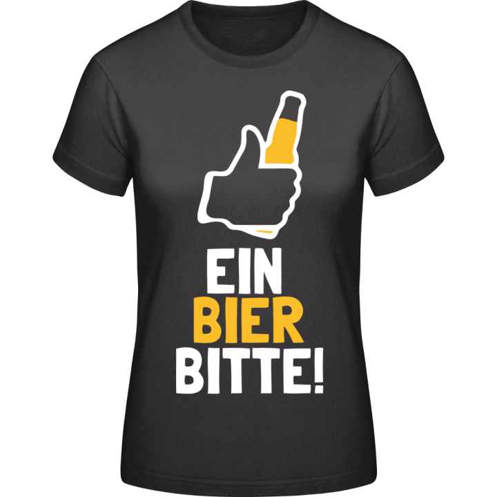 Ein Bier bitte T-shirt för kvinnor contain pic