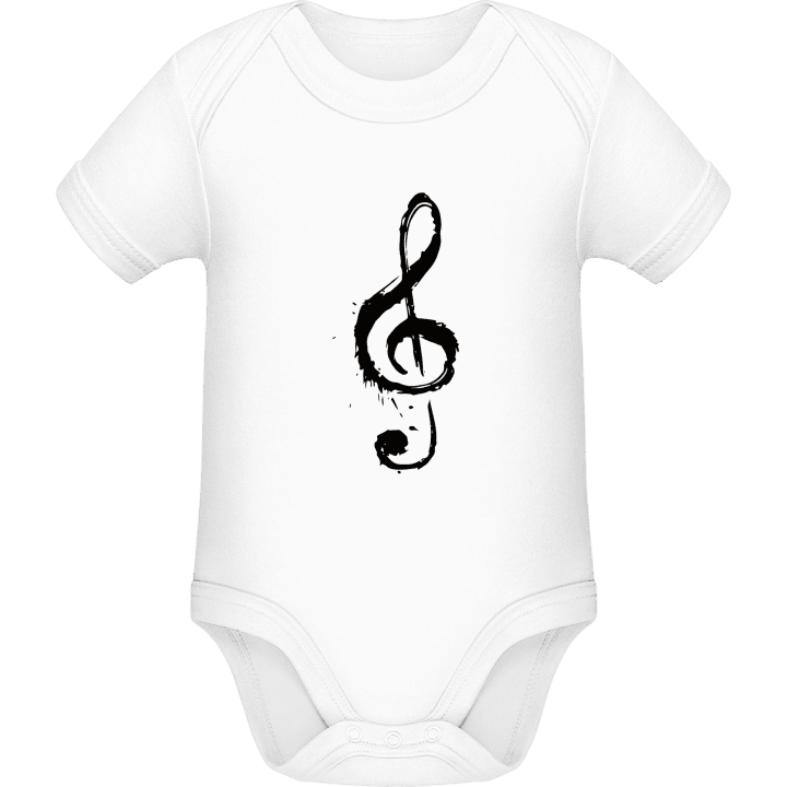 Music Note Splash Baby Strampler contain pic